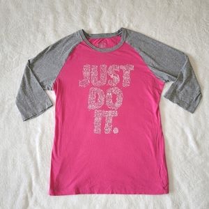 Nike The Athletic Dept. Slim Fit 3/4 Sleeve